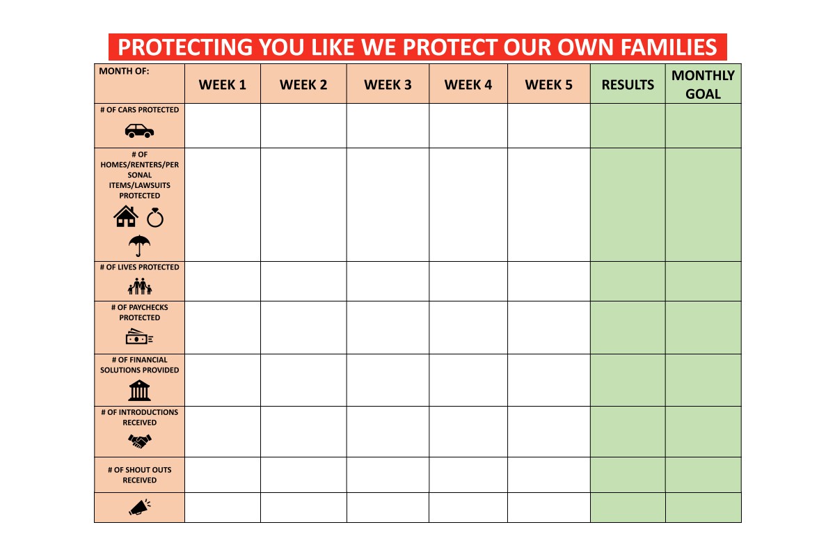 Insurance Monthly Tracking