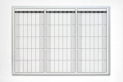 OptiMA® Non-Magnetic Three Month Dry Erase Calendar
