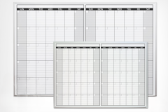 OptiMA® Non-Magnetic Two Month Dry Erase Calendar