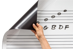 OptiMA® Rockin' Roll Up™ Dry Erase Music Staff Magnet