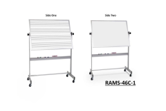 Premium Porcelain Mobile Dry Erase Music Staff Boards