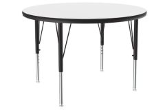 Round Dry Erase Activity Table, Whiteboard Surface