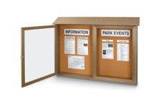 Double Door Outdoor Message Center