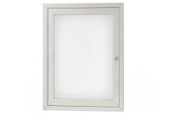 Outdoor Enclosed Dry Erase Board Cabinets, Aluminum Trim