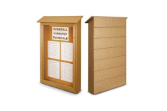 Single Door Outdoor Message Cabinet