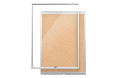 Slim Line Enclosed Bulletin Board