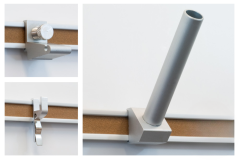 Map and Display Rail Accessories for 1" Map Rail