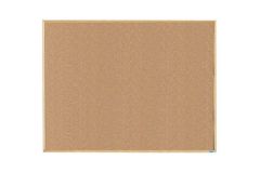 Wood Framed Natural Grain Cork Board