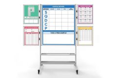 Mobile Multiboard Dry Erase Station