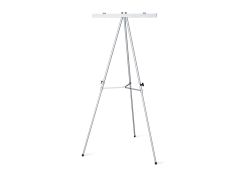 3-Leg Fully-Adjustable Aluminum Poster Board Easel With Flip Chart Bar