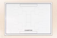 24" x 36" Printed Dry Erase Tournament Bracket Magnet