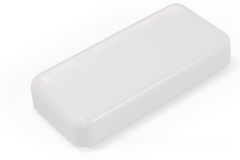 Magnetic Whiteboard Eraser with Black Felt and Two N66 Magnets