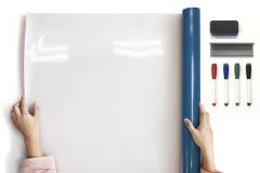 2' x 3' Whiteboard Kit with Blue Magnetic Eraser, 4 Markers and Magnetic Plastic Tray