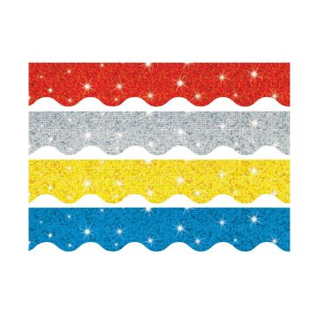 Board Trimmer, Four Glitter Colors Variety Pack