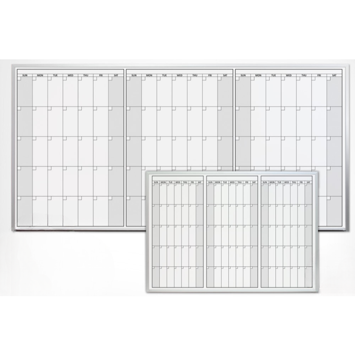 OptiMA® Three Month Dry Erase Calendars