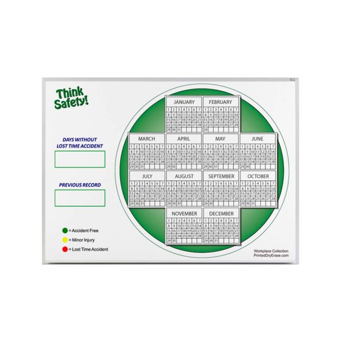 OptiMA® Track Your Lost Time Accident Board