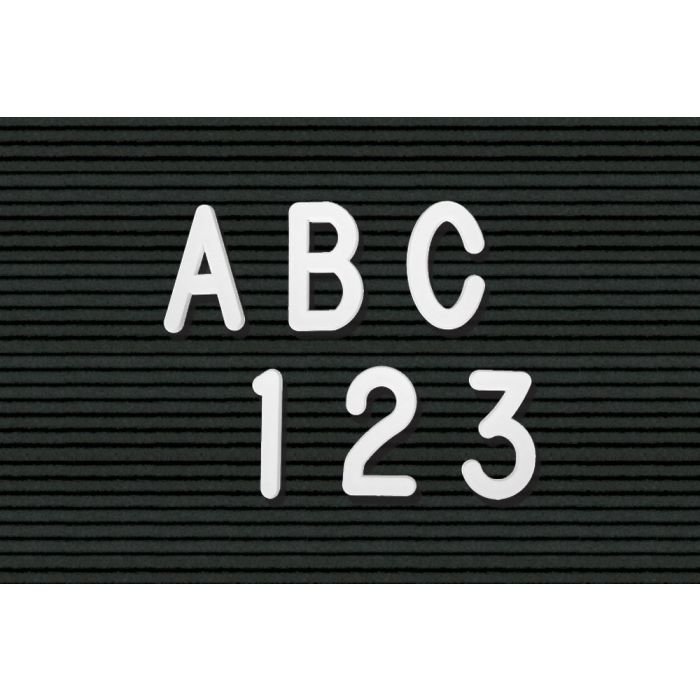 Helvetica Font Plastic Letters & Number Sets