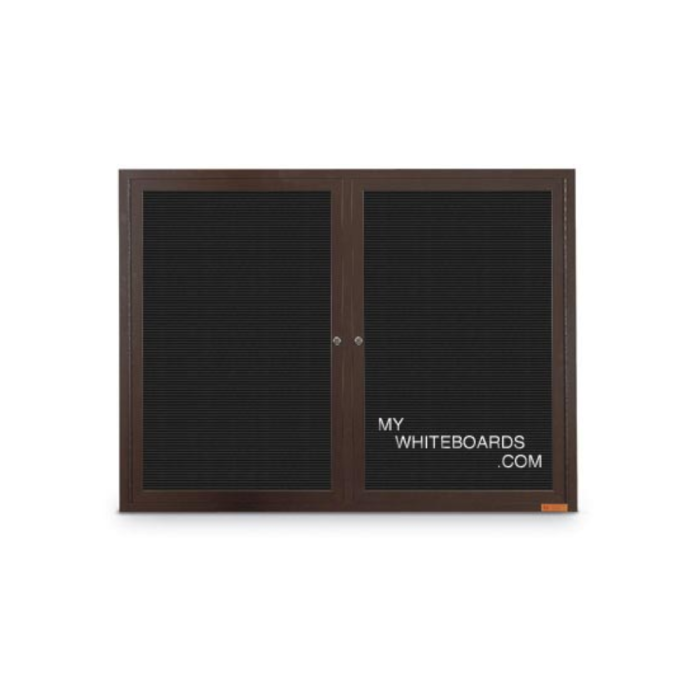 Bronze Indoor Letter Board Cabinet