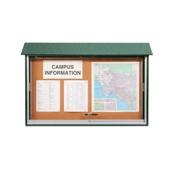 Sliding Glass Door Outdoor Message Center