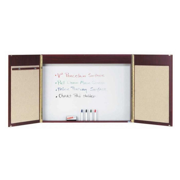 laminate finish dry erase cabinet