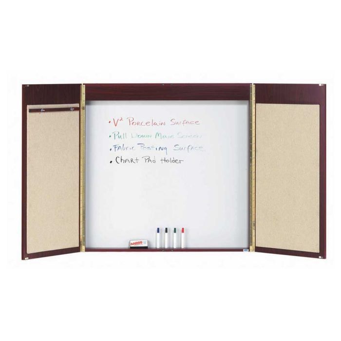 hardwood veneer conference cabinet