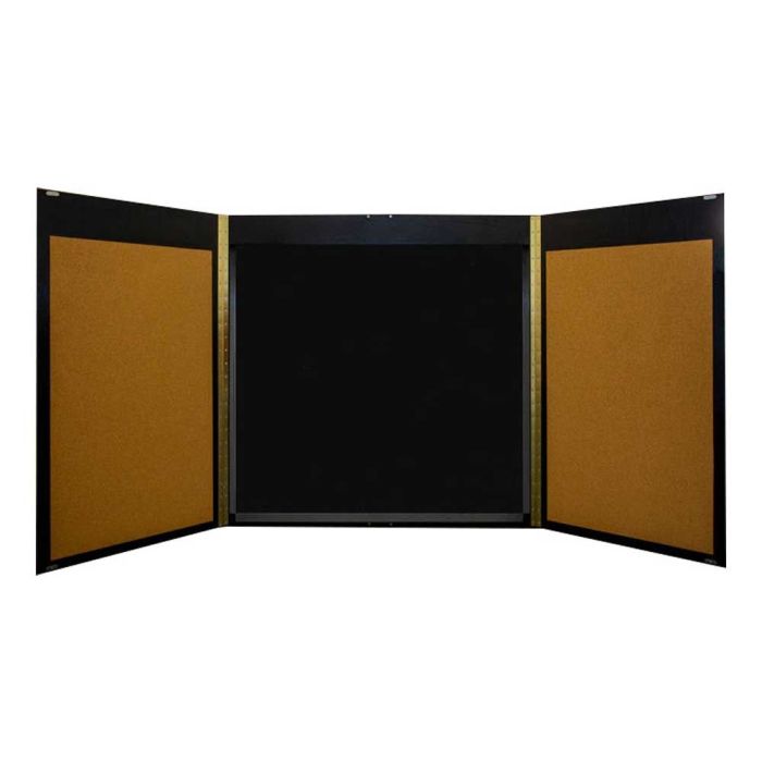 Black Stained Oak Conference Cabinet, Chalkboard