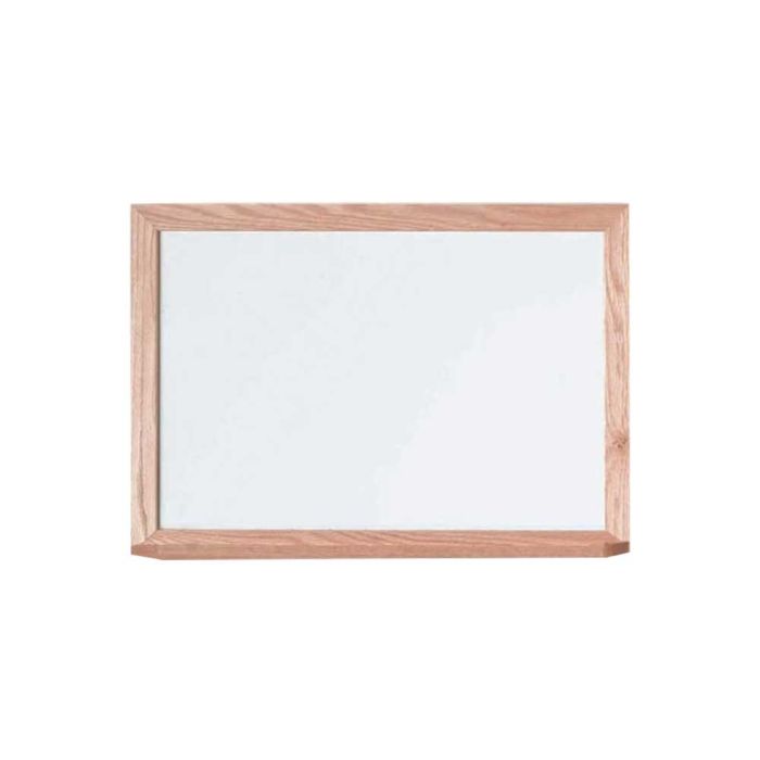Solid Oak Framed Porcelain Steel Whiteboard