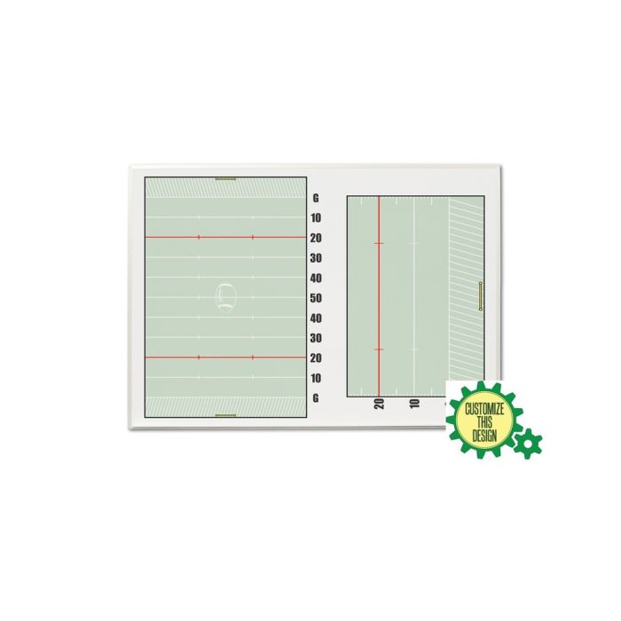 Wall Mounted Football Dry Erase Board