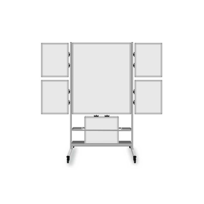 Collaboration Station, 40.4” W X 48.6” T With 4 Removable Dry Erase Panels