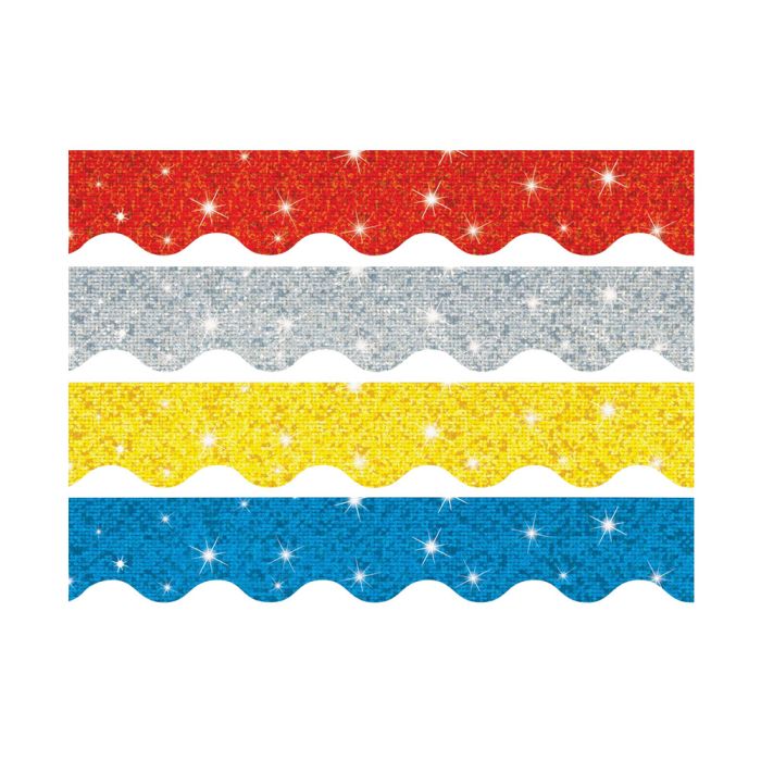 Board Trimmer, Four Glitter Colors Variety Pack
