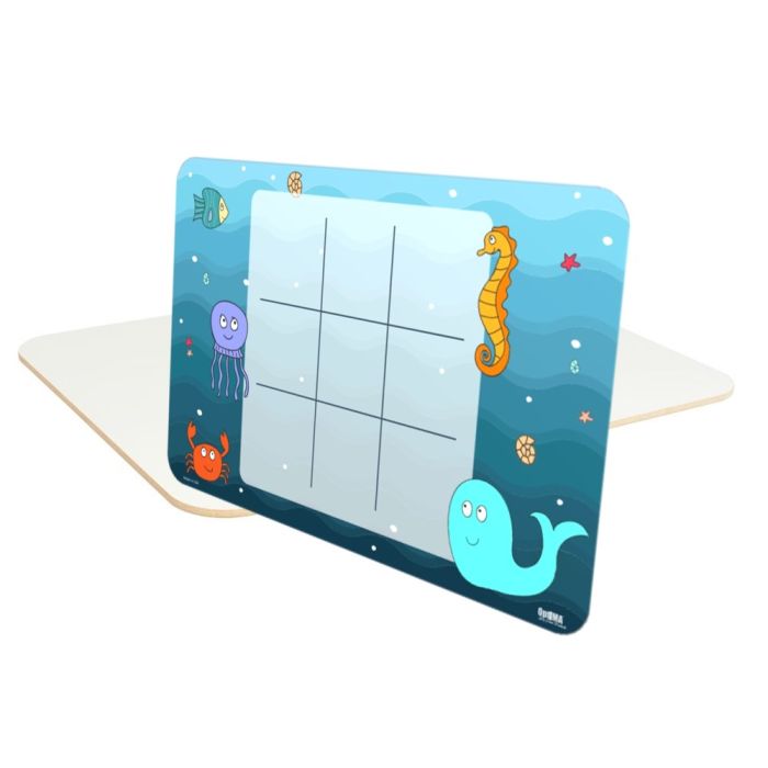 Tic-Tac-Toe 9" x 12" x 1/8" Student Lap Board