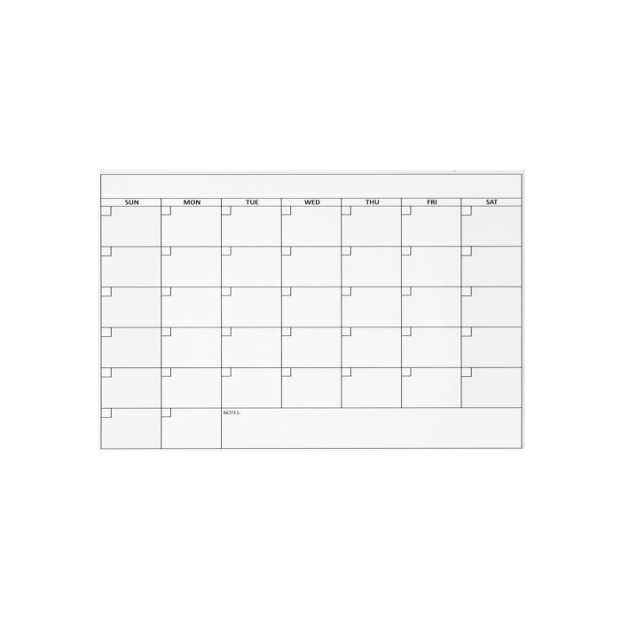 11" Tall x 17" Wide Magnetic Refrigerator Calendar