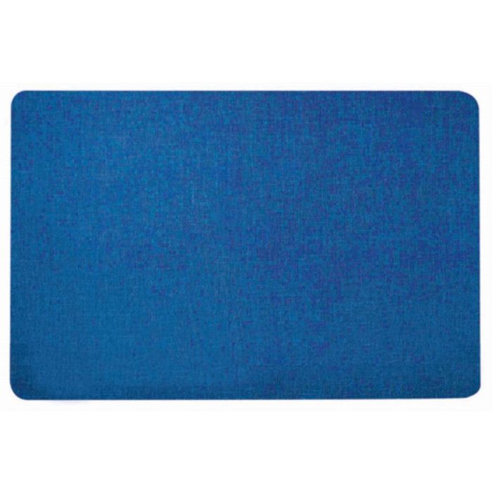 Wrapped Edge Guilford of Maine Fabric Tackboard, Radius Corner, 24" x 36", Sapphire