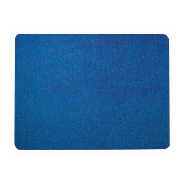 Wrapped Edge Guilford of Maine Fabric Tackboard, Radius Corner, 36" x 48", Sapphire