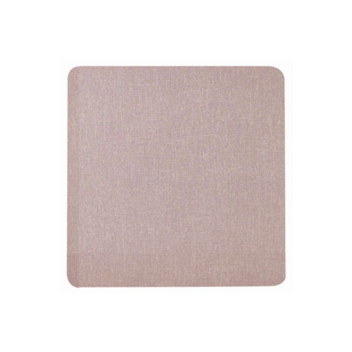 Wrapped Edge Guilford of Maine Fabric Tackboard, Radius Corner, 48" x 48", Quartz