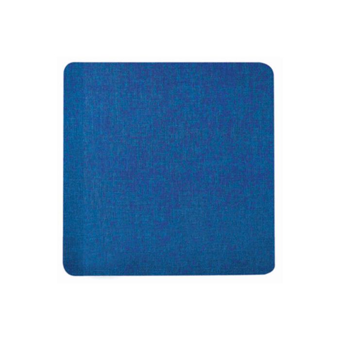 Wrapped Edge Guilford of Maine Fabric Tackboard, Radius Corner, 48" x 48", Sapphire