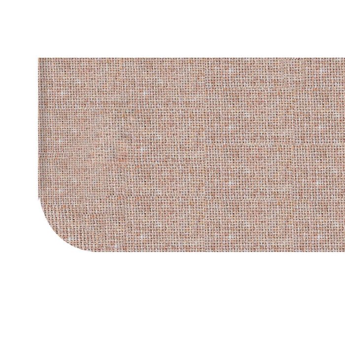 Wrapped Edge Guilford of Maine Fabric Tackboard, Radius Corner, 48" x 72", Quartz