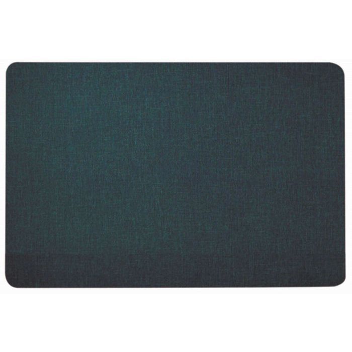 Wrapped Edge Guilford of Maine Fabric Tackboard, Radius Corner, 48" x 72", Black