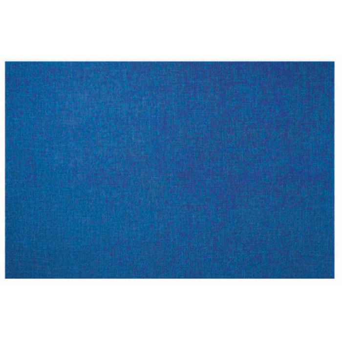 Wrapped Edge Guilford of Maine Fabric Tackboard, Square, 48" x 72", Sapphire