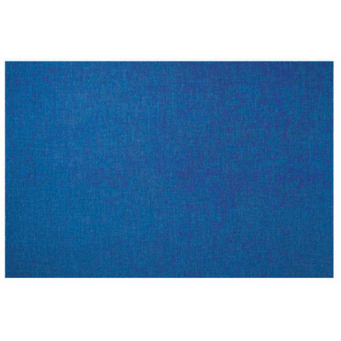 Wrapped Edge Guilford of Maine Fabric Tackboard, Square, 48" x 96", Sapphire