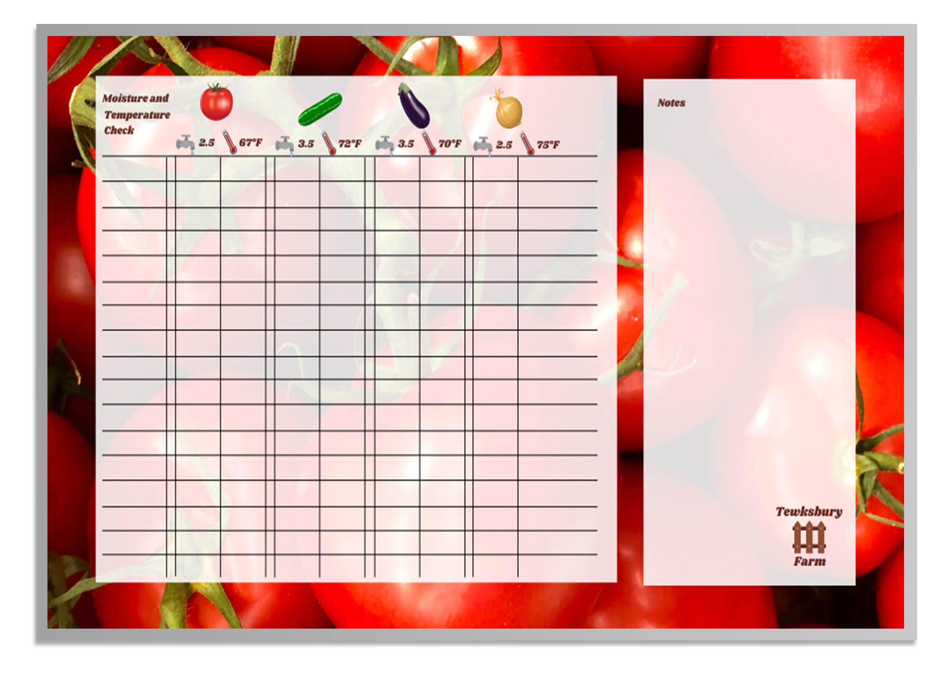 Agriculture Whiteboards