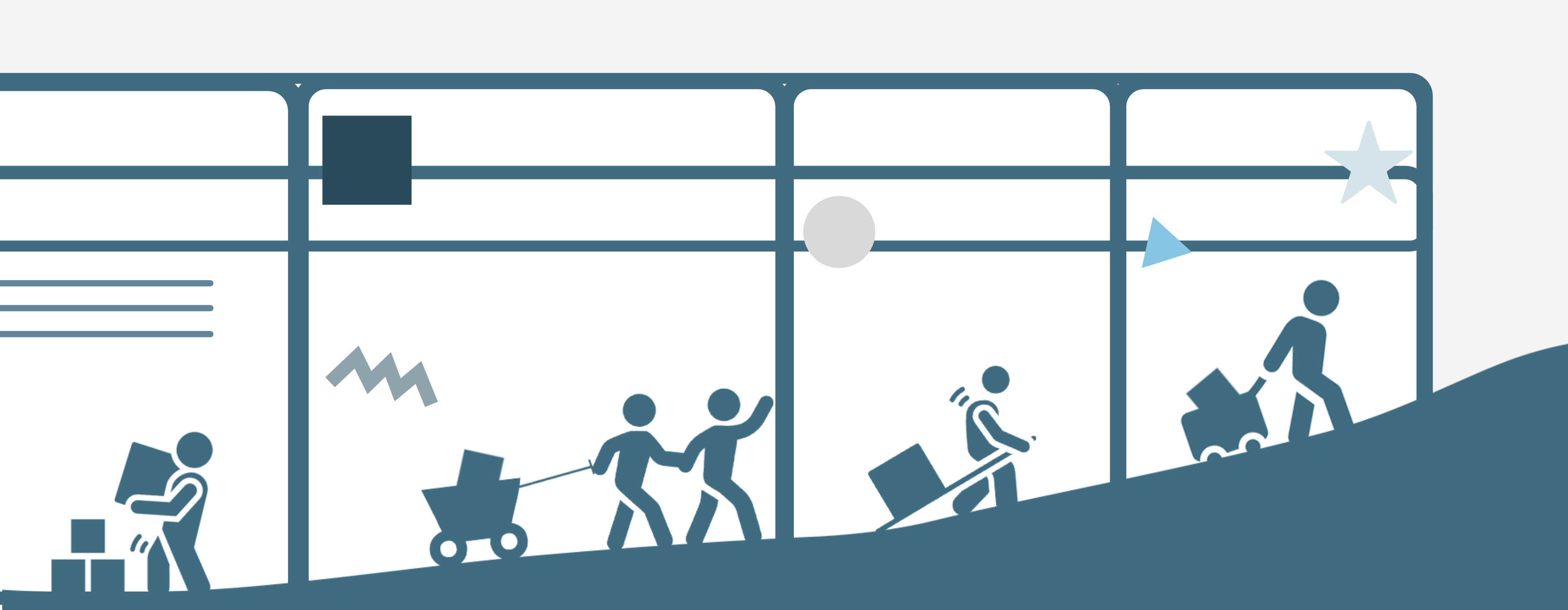 Continuous Improvement with a Kanban Whiteboard