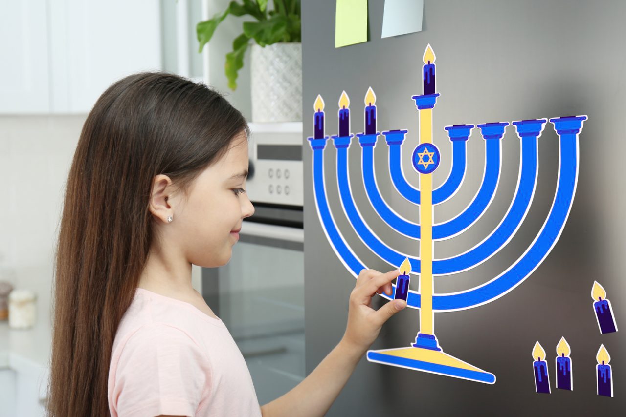 Menorah Magnet