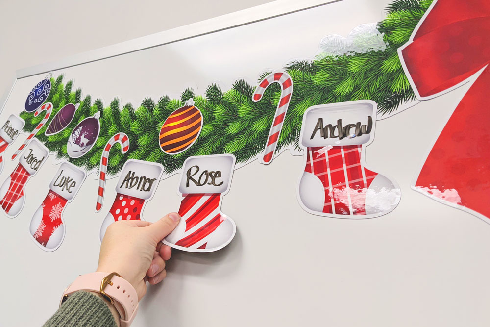 Christmas Dry Erase Magnet kit