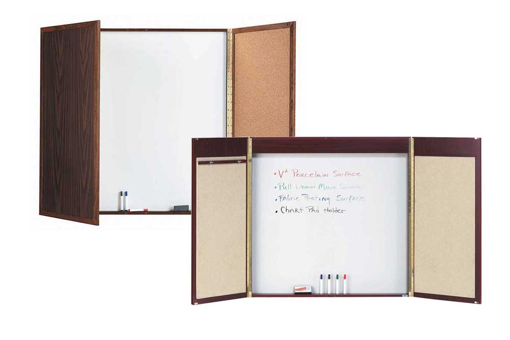 enclosed conference cabinets dry erase